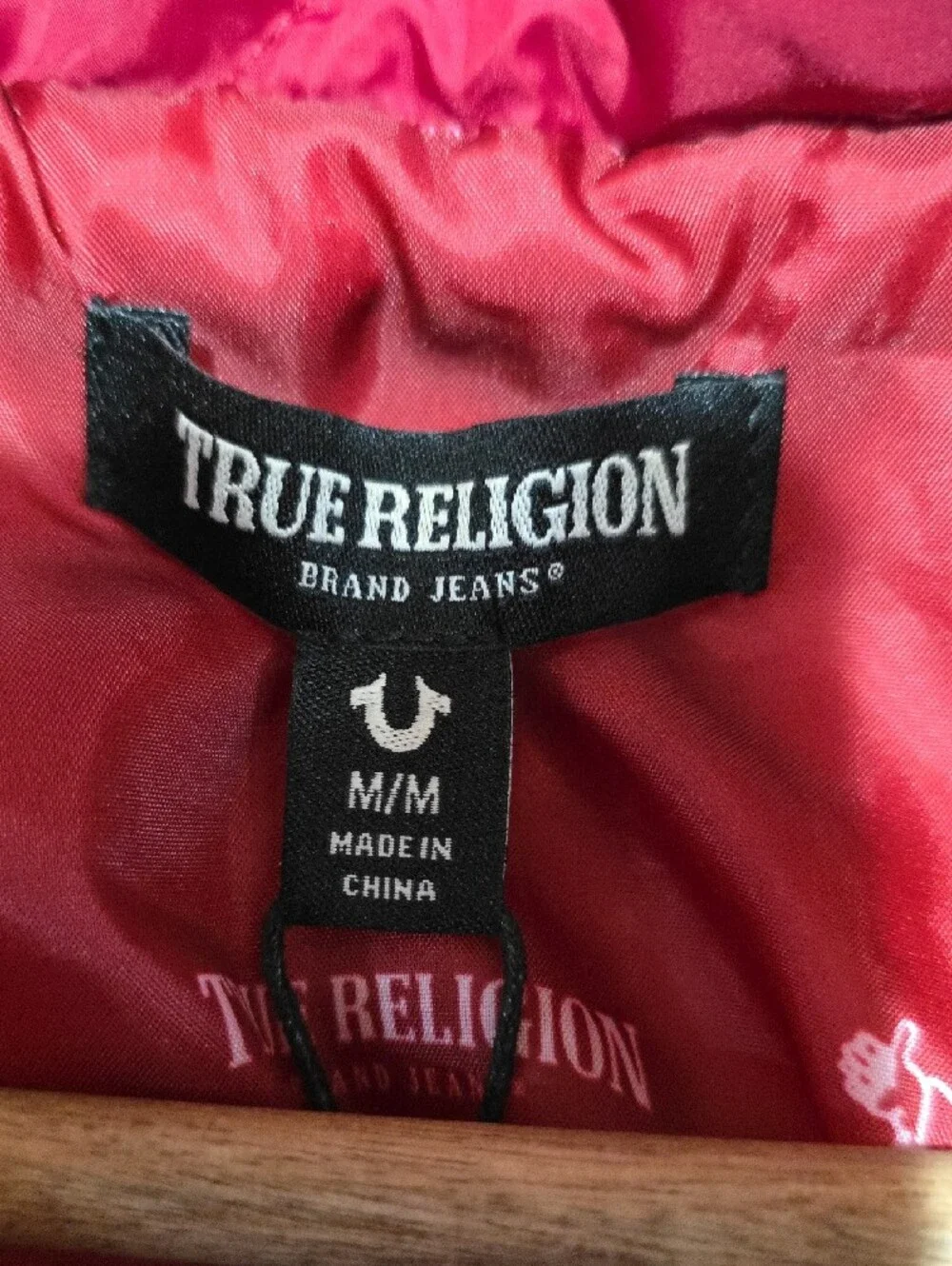 True Religion lightweight quilted